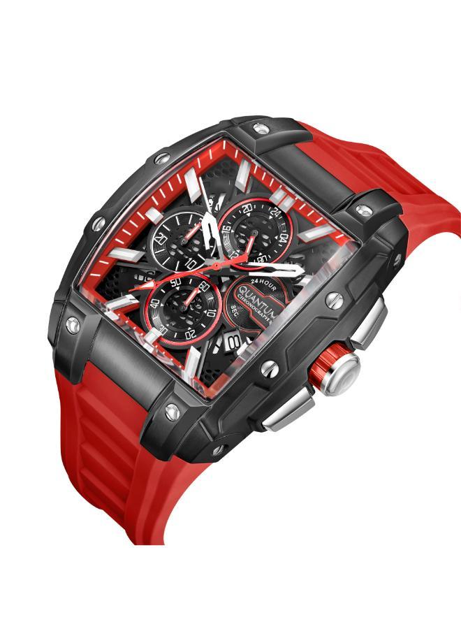 Quantum Men's Silicone Analog Watch HNG1161.058 - 43.5 mm - Image 2